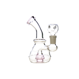 5" Water Pipe Layered Design with 14mm Male Bowl