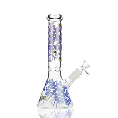 10" Honey Bee Beaker Decal with 14mm Bowl