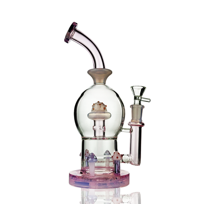 10" Mushroom Water Pipe Dome with 14mm Male Bowl