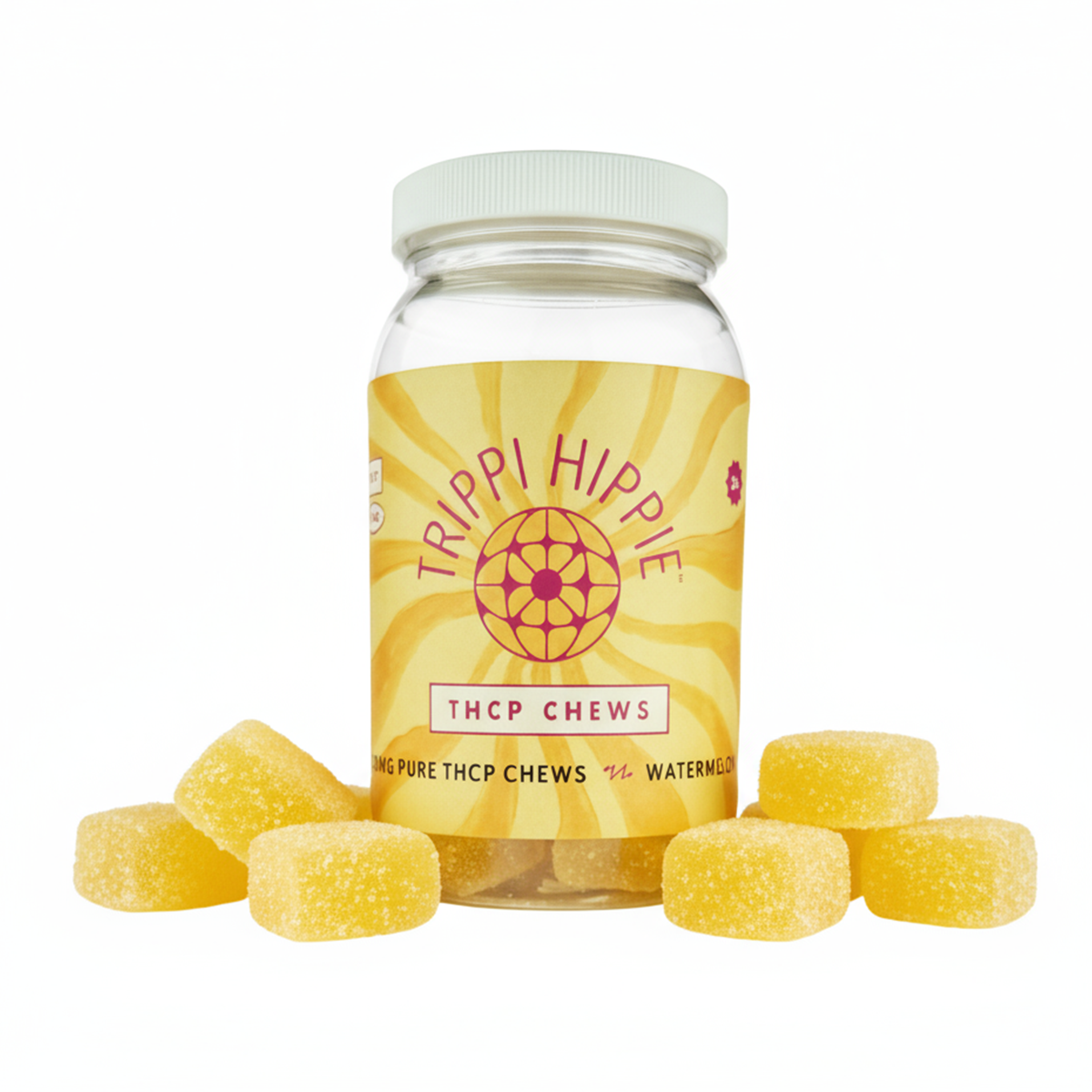 THC-P Gummies 25ct per Bottle Watermelon