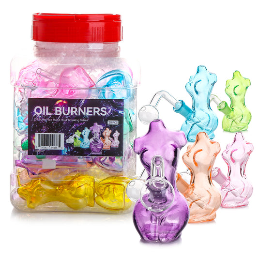 4" Oil Burner Water Pipe 20pcs/Jar
