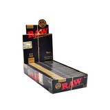 Raw Black 1 1/4" Size Rolling Paper 24 packs