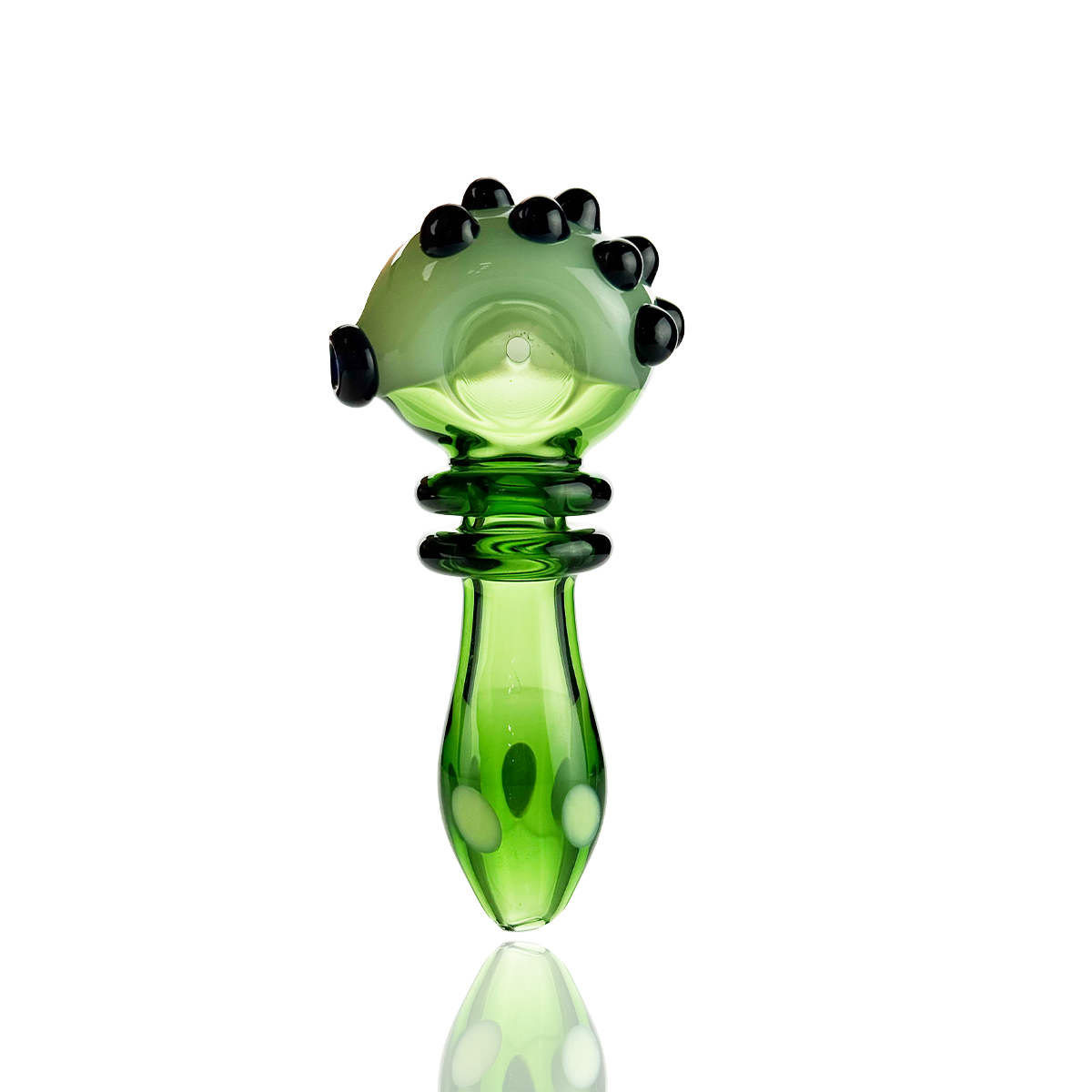 4.5" Double Ring Slime Head Hand Pipe Spoon