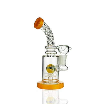 6" Sphere Water Pipe Rig with 14mm Male Bowl and Rod Color