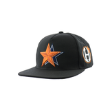 Star Design Embroidered Snapback Hat