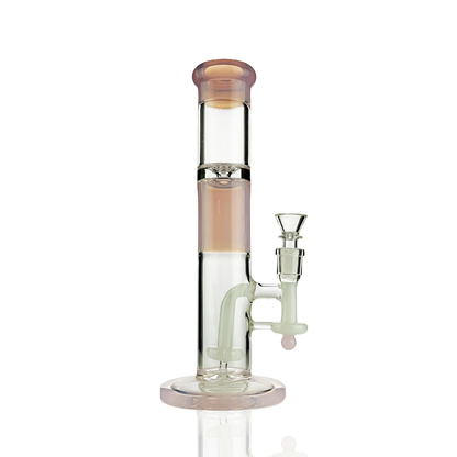 10" Straight Shooter with Ice Catcher with 14mm Male Bowl