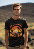 CALIFORNIA Half Sleeve T-shirt Printed - 93% Cotton 7% Elastic