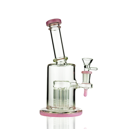 8" Water Pipe Rig | Tree Chamber | 14mm Male Bowl