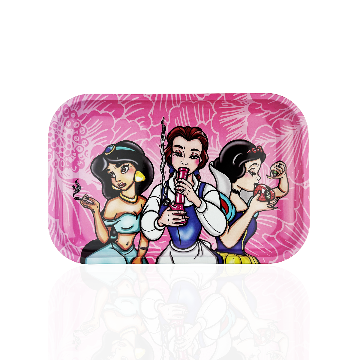 Medium Metal Rolling Tray – Princesses Design | 7.5" x 11.8"
