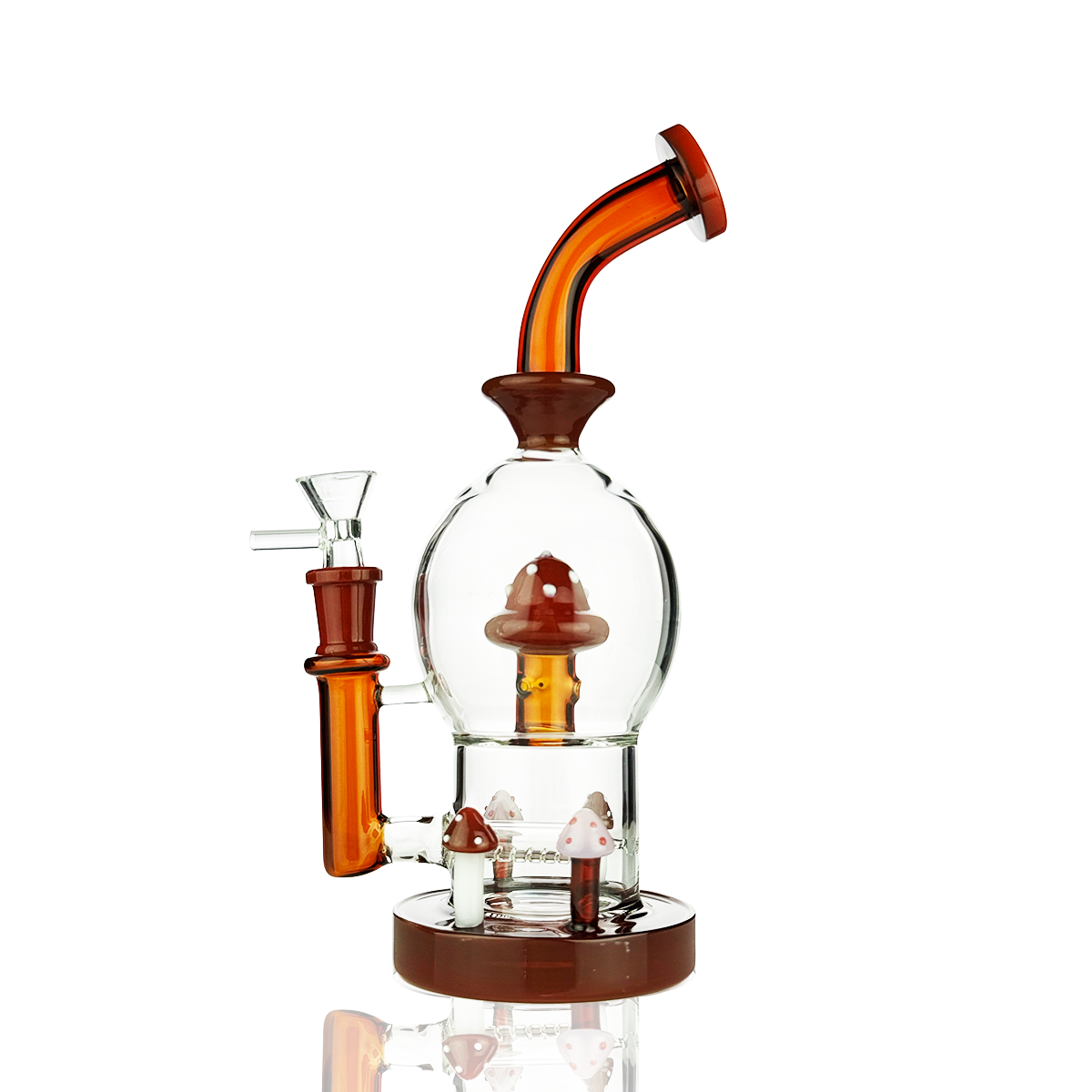 10" Mushroom Water Pipe Dome with 14mm Male Bowl
