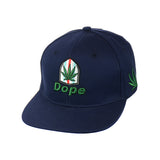 DOPE LEAF Embroidered Snapback Hat 100% Cotton