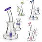 6.5-Inch Slime Color Water Pipe with Shower & 14mm Male Bowl