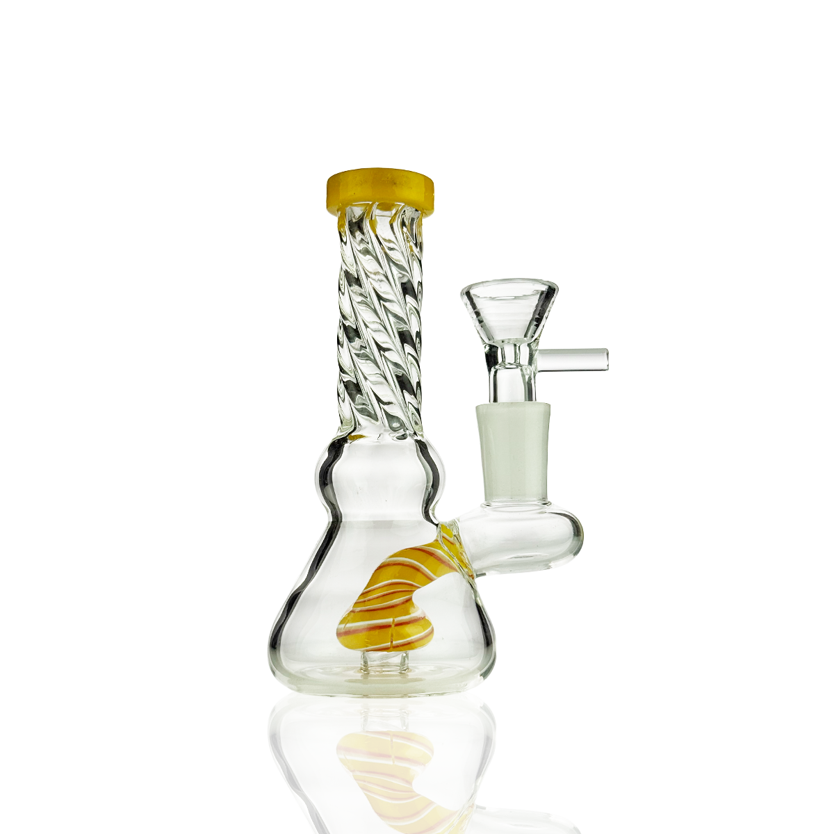 5" Twisted Neck Mini Water Pipe | 14mm Male Bowl