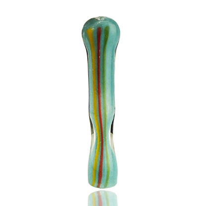4" Chillum One Hitter Color Frit Glass