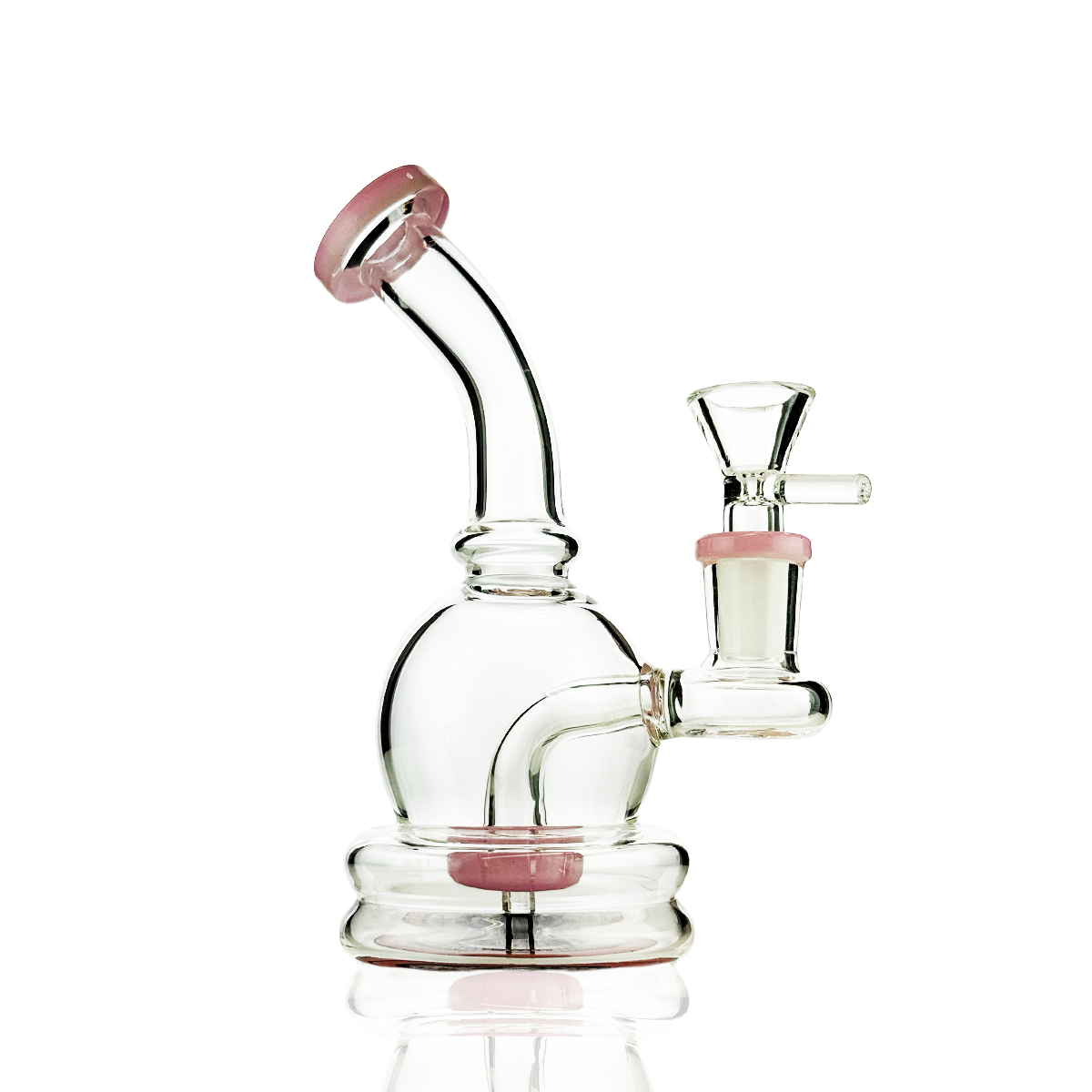 6" Water Pipe Sphere Bong 14mm Male Bowl