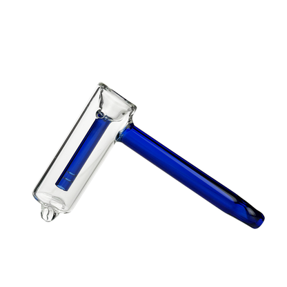 5" Hammer Clear Glass Color Shower