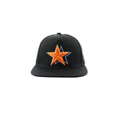 Star Design Embroidered Snapback Hat