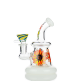 5.5" Flower Water Pipe Bong with 14mm Male Bowl