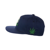 DOPE LEAF Embroidered Snapback Hat 100% Cotton