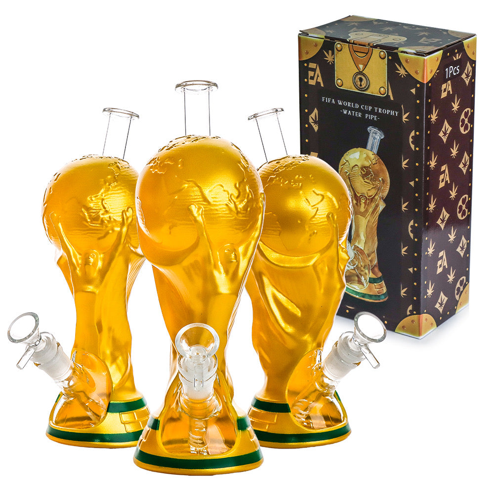 10" Fifa World Cup Water Pipe Bong with 14mm Male Bowl