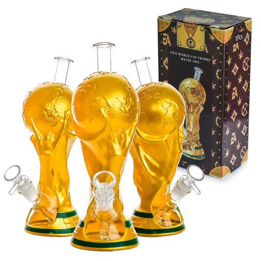 10" Fifa World Cup Water Pipe Bong with 14mm Male Bowl