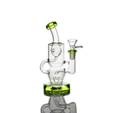 6.5" Recycler Water Pipe with 14mm Male Bowl 5mm Glass Thickness