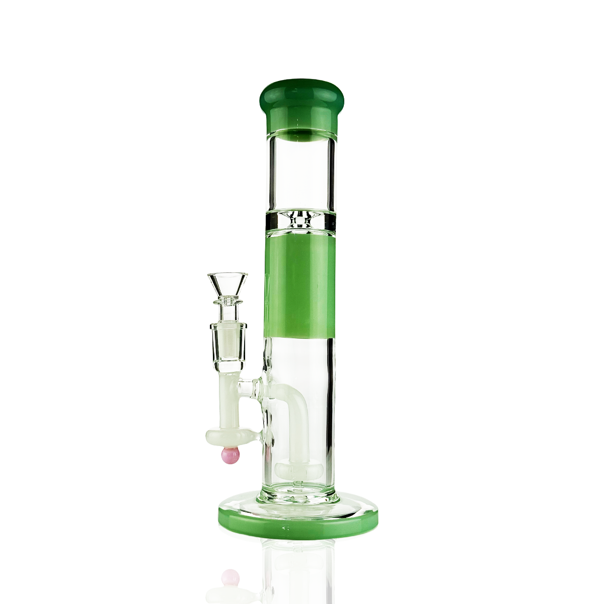 10" Straight Shooter with Ice Catcher with 14mm Male Bowl