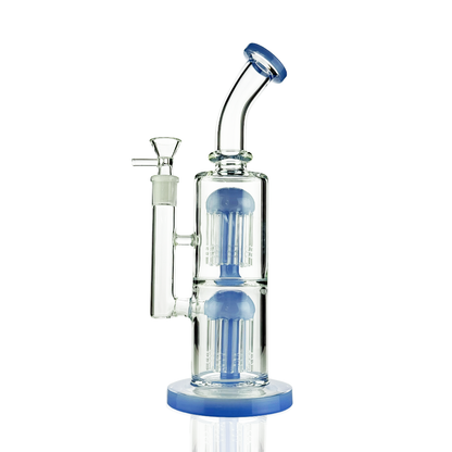11" Double Tree Percolator with 18mm Male Bowl