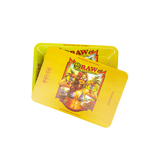 Magnetic Lid Rolling Tray Small - Size 7in x 5in