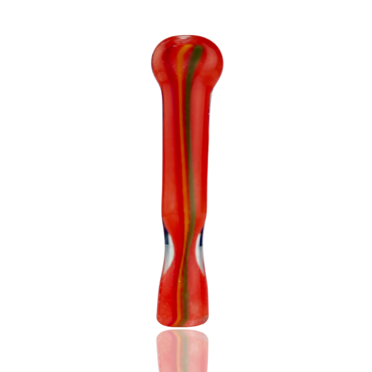 4" Chillum One Hitter Color Frit Glass