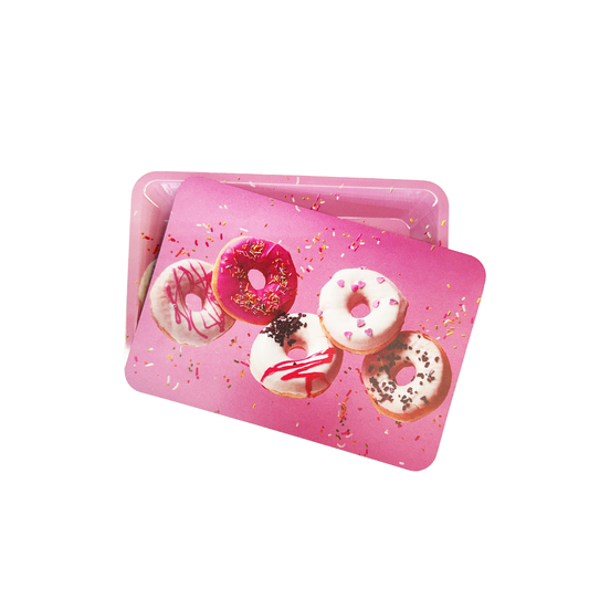 Donut Magnetic Lid Rolling Tray Small - Size 7in x 5in