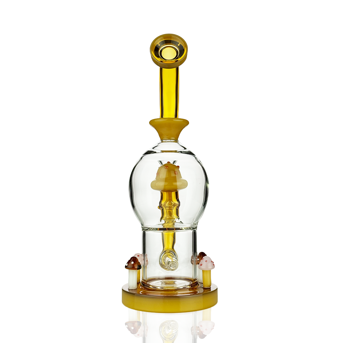 10" Mushroom Water Pipe Dome with 14mm Male Bowl