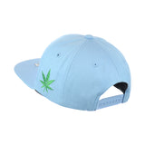DO NOT PANIC Leaf Embroidered Snapback Hat 100% Cotton
