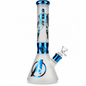 14" Frosted Beaker with 14mm Male Bowl