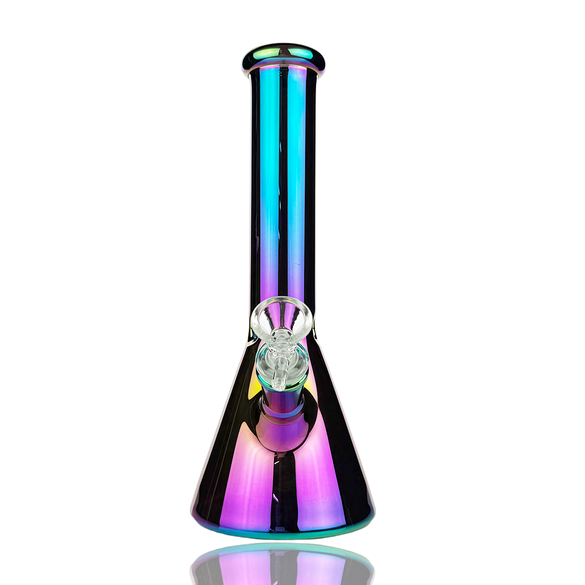 10" Electro Plated Beaker 14mm Male Bowl