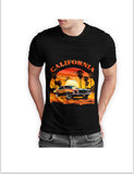 CALIFORNIA Half Sleeve T-shirt Printed - 93% Cotton 7% Elastic