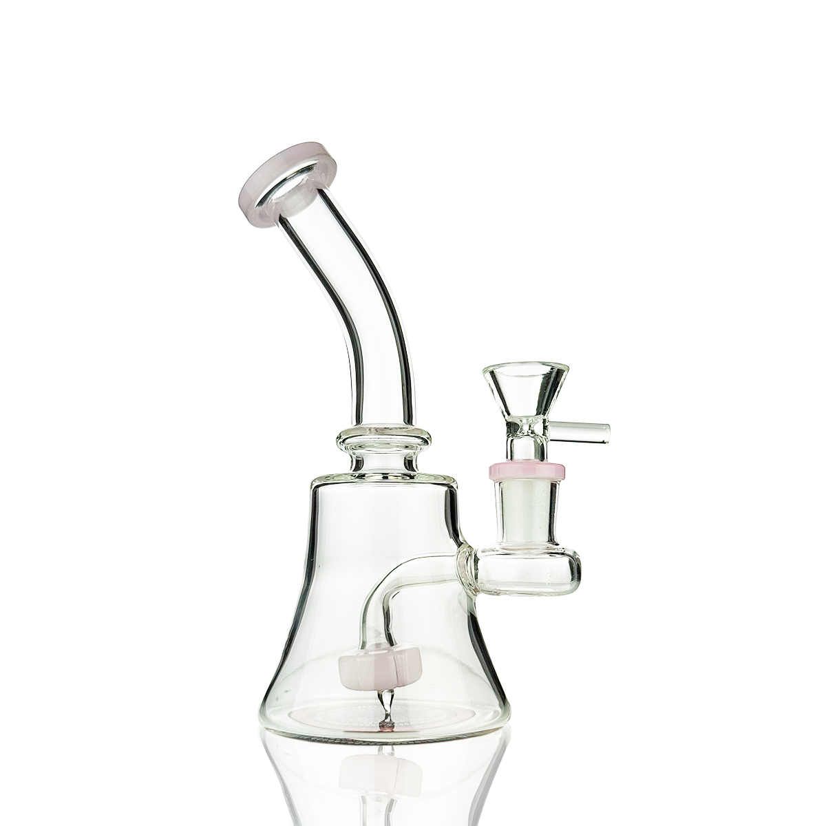 6" Water Pipe Bong with Sticker and 14mm Male Bowl