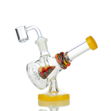 6.5" Dab Rig Beaker Tilted with 14mm Quartz Banger