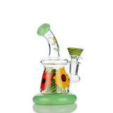 5.5" Flower Water Pipe Bong with 14mm Male Bowl