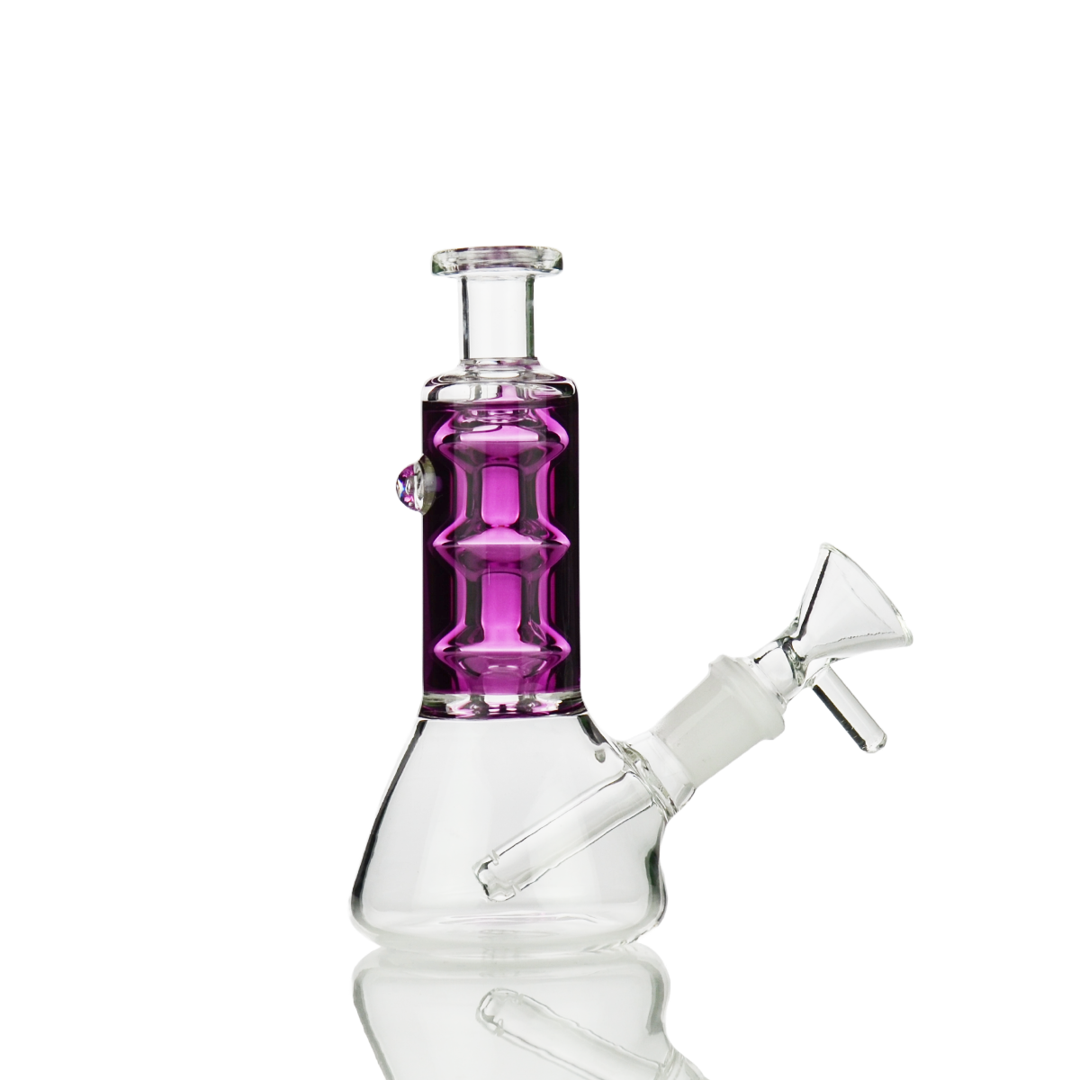 5.5" Mini Glycerin Beaker with 14mm Male Bowl