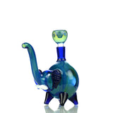 6" Elephant Water Pipe Color Tube Glass with 14mm Male Bowl