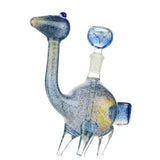 8" Dinosaur Water Pipe Frit Body Design 14mm Male Bowl Included - LA Wholesale Kings
