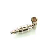 3" Metal Silver Hand Pipe