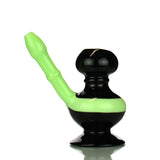 6" Bubbler Black Tube Slime Color Art