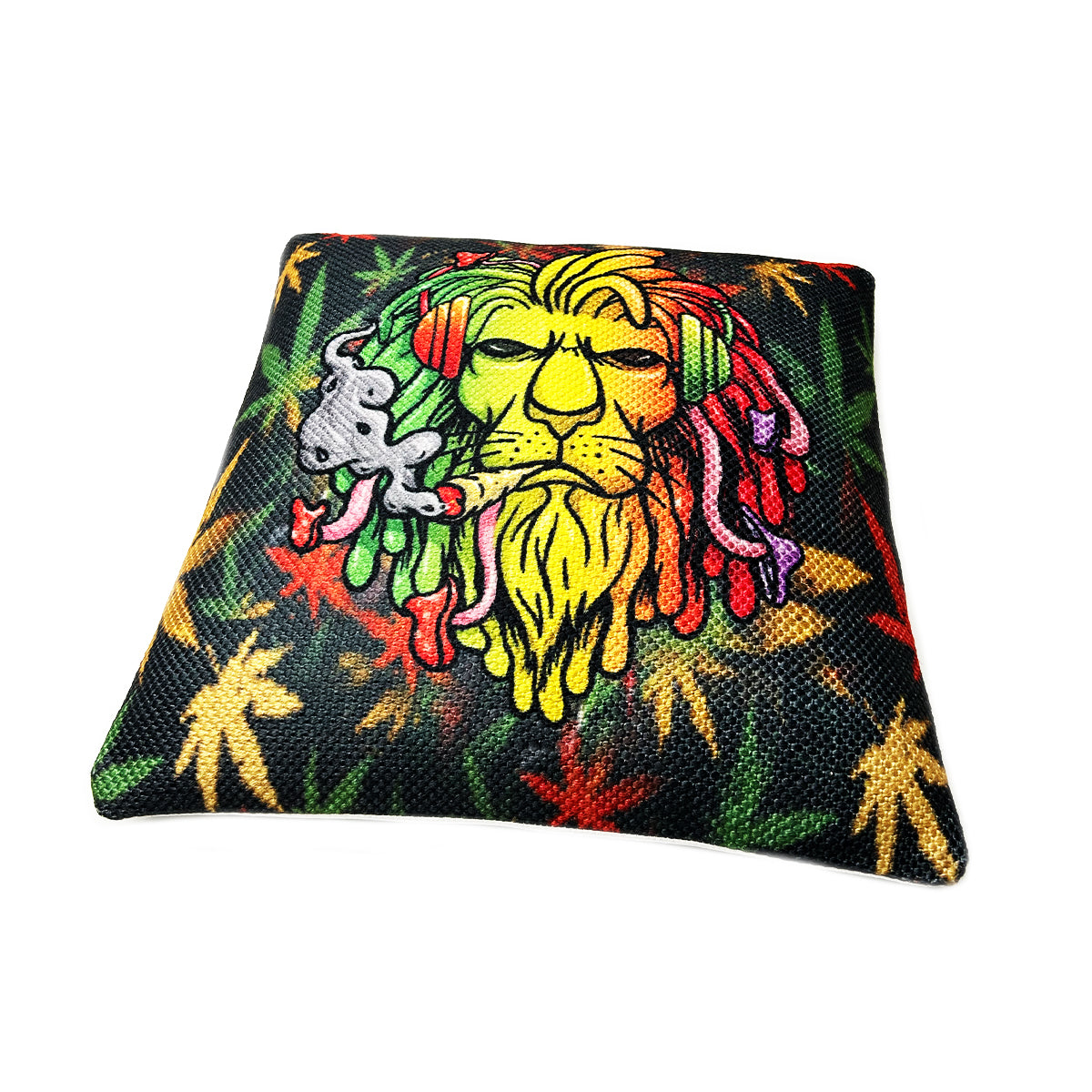Handloom Lion Printed Cushions Size 1.5ft x 1.5ft