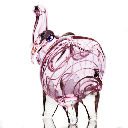 4" Pink Tube Elephant Hand Pipe - LA Wholesale Kings