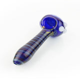 4.5" American Hand Pipe Honeycomb Art Head with Spiral Design - LA Wholesale Kings