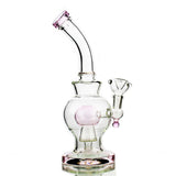 10" Double Dome Bong with Shower 14mm Male Bowl Included - LA Wholesale Kings