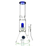 14" Water Pipe Flat Chakkri Shower Conical  with Locket 18mm Male Bowl Included - LA Wholesale Kings