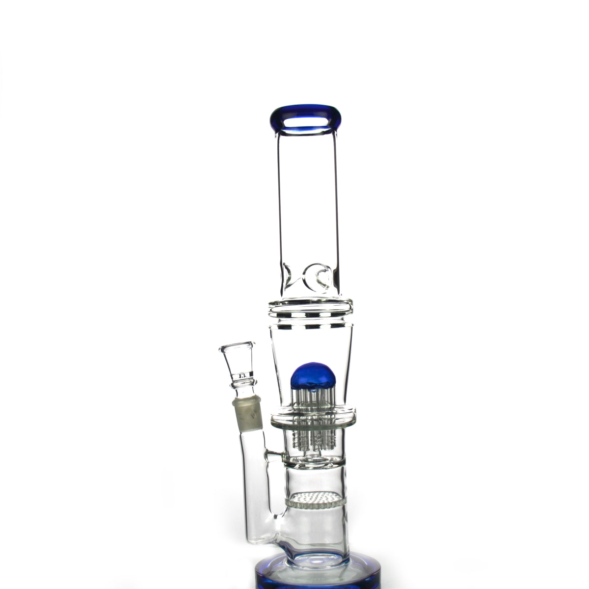 15" Tree Honeycomb Water Pipe 18mm Male Bowl Included - LA Wholesale Kings